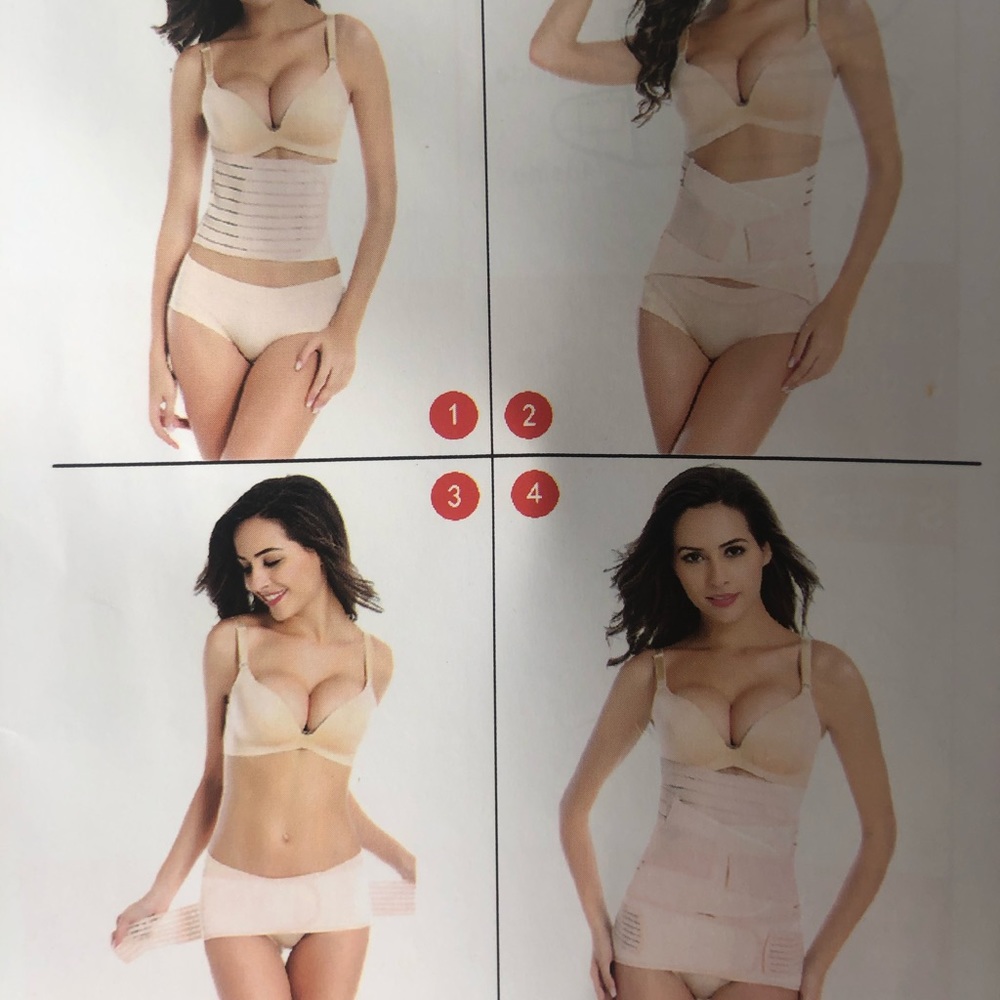 Postpartum Belly/Pelvic/Hip Band Set